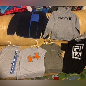 Boys 10/12 jacket, shirts and sweater